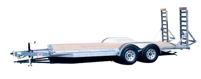 16ft 7 Ton Galvanized All-Purpose Trailer - Built to Last!